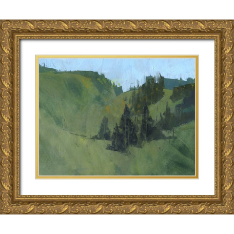 Radnor Walk Gold Ornate Wood Framed Art Print with Double Matting by Bailey, Paul