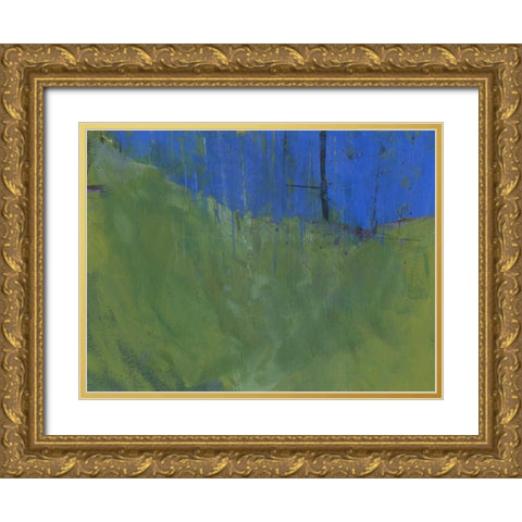 Felled Gold Ornate Wood Framed Art Print with Double Matting by Bailey, Paul