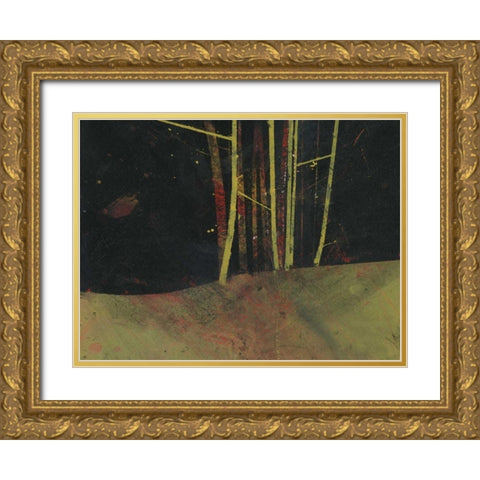 Into the Dark Wood Gold Ornate Wood Framed Art Print with Double Matting by Bailey, Paul