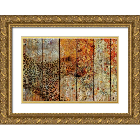 Runner Gold Ornate Wood Framed Art Print with Double Matting by Orlov, Irena