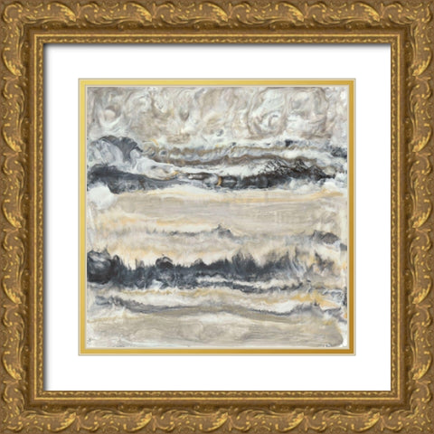 Stria I Gold Ornate Wood Framed Art Print with Double Matting by Holland, J.