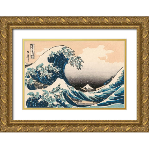 Iconic Japan V Gold Ornate Wood Framed Art Print with Double Matting by Unknown