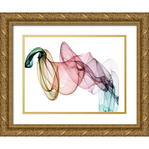 Invisible World VI Gold Ornate Wood Framed Art Print with Double Matting by Orlov, Irena