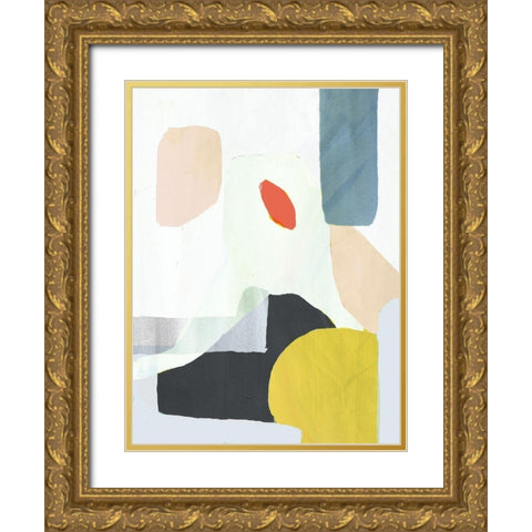 Summer Salad II Gold Ornate Wood Framed Art Print with Double Matting by Borges, Victoria