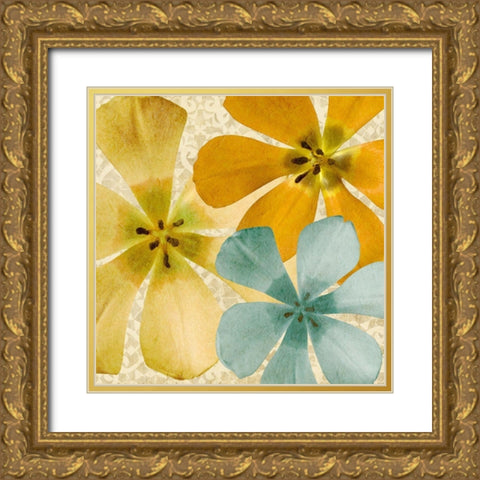Springtime Glow II Gold Ornate Wood Framed Art Print with Double Matting by Saunders, Alonzo
