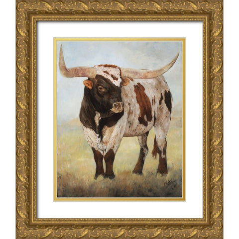 Big Daddy I Gold Ornate Wood Framed Art Print with Double Matting by Winkler, Kathy