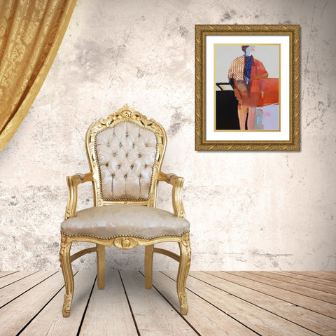 Timeless Moment I Gold Ornate Wood Framed Art Print with Double Matting by Foregard, Larry