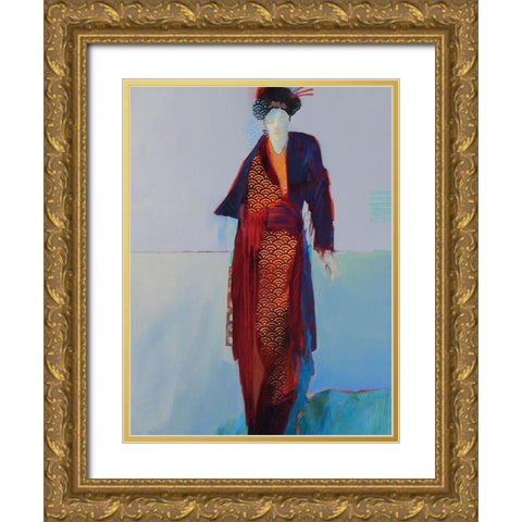 Timeless Moment II Gold Ornate Wood Framed Art Print with Double Matting by Foregard, Larry