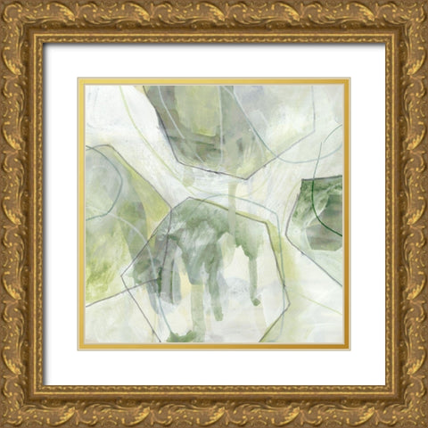 Terra Forma I Gold Ornate Wood Framed Art Print with Double Matting by Vess, June Erica