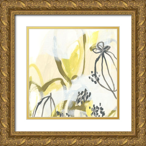 Podular II Gold Ornate Wood Framed Art Print with Double Matting by Vess, June Erica