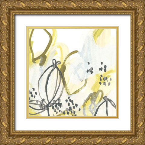 Podular IV Gold Ornate Wood Framed Art Print with Double Matting by Vess, June Erica