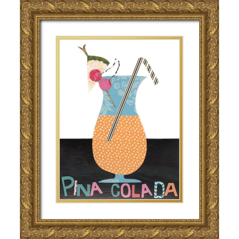 Mix Me a Drink VI Gold Ornate Wood Framed Art Print with Double Matting by Moore, Regina