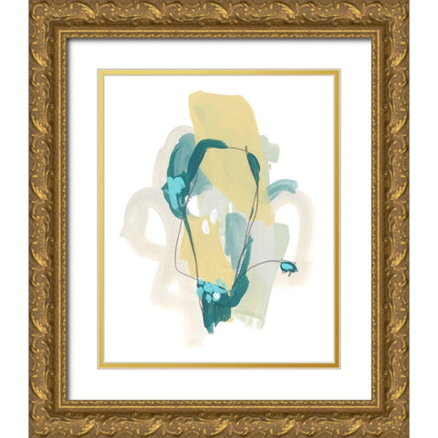 Basilisk I Gold Ornate Wood Framed Art Print with Double Matting by Vess, June Erica