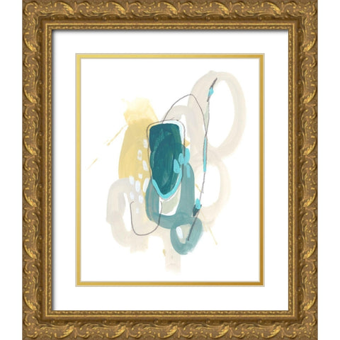 Basilisk II Gold Ornate Wood Framed Art Print with Double Matting by Vess, June Erica