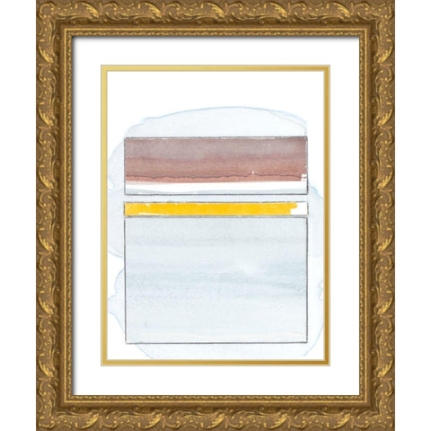 Pacific Horizon XI Gold Ornate Wood Framed Art Print with Double Matting by Delamater, Rob