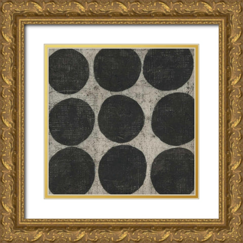 Stone III Gold Ornate Wood Framed Art Print with Double Matting by Zarris, Chariklia