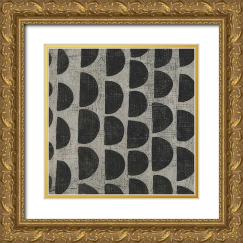 Stone V Gold Ornate Wood Framed Art Print with Double Matting by Zarris, Chariklia