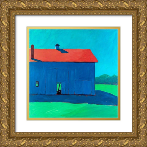 Luminous Light I Gold Ornate Wood Framed Art Print with Double Matting by Young, Carol