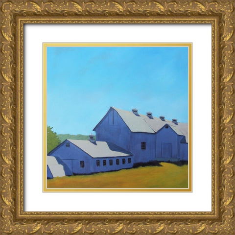 Luminous Light II Gold Ornate Wood Framed Art Print with Double Matting by Young, Carol