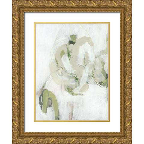 Verge I Gold Ornate Wood Framed Art Print with Double Matting by Vess, June Erica