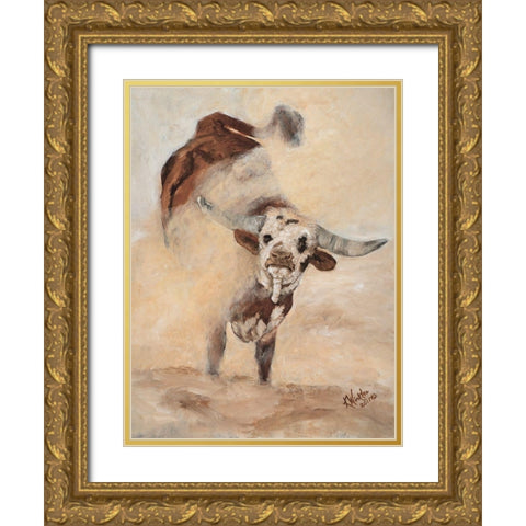 Shake Rattle and Roll I Gold Ornate Wood Framed Art Print with Double Matting by Winkler, Kathy