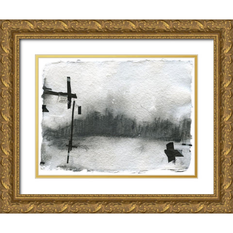 Pilgrimage I Gold Ornate Wood Framed Art Print with Double Matting by Blixt, Ingrid