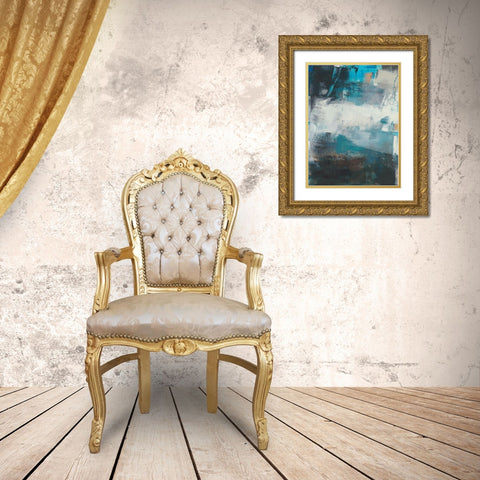 Umbra II Gold Ornate Wood Framed Art Print with Double Matting by Jachimiec, Sue