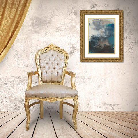 Umbra III Gold Ornate Wood Framed Art Print with Double Matting by Jachimiec, Sue