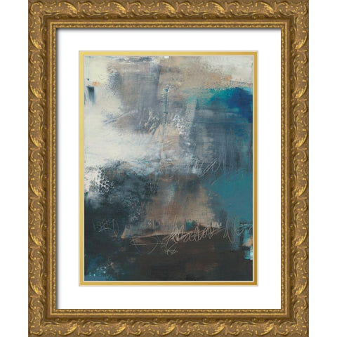 Umbra III Gold Ornate Wood Framed Art Print with Double Matting by Jachimiec, Sue