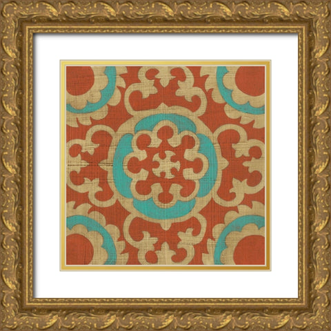 Masala IV Gold Ornate Wood Framed Art Print with Double Matting by Zarris, Chariklia