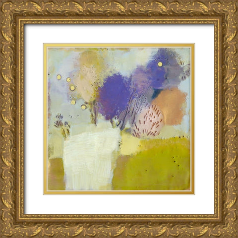 Blume I Gold Ornate Wood Framed Art Print with Double Matting by Jachimiec, Sue