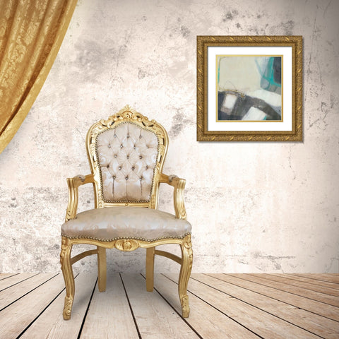 Tusk III Gold Ornate Wood Framed Art Print with Double Matting by Jachimiec, Sue