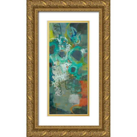 Lolly I Gold Ornate Wood Framed Art Print with Double Matting by Jachimiec, Sue