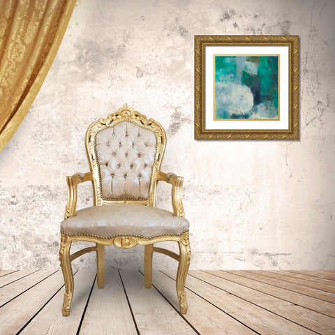 Arete I Gold Ornate Wood Framed Art Print with Double Matting by Jachimiec, Sue