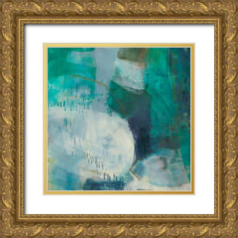 Arete I Gold Ornate Wood Framed Art Print with Double Matting by Jachimiec, Sue