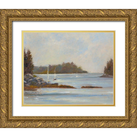 Safe Cove Gold Ornate Wood Framed Art Print with Double Matting by Wendling, Marilyn
