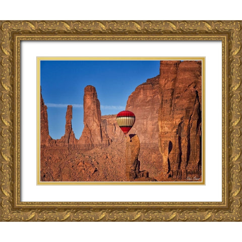 Valley Beauty VI Gold Ornate Wood Framed Art Print with Double Matting by Drost, David