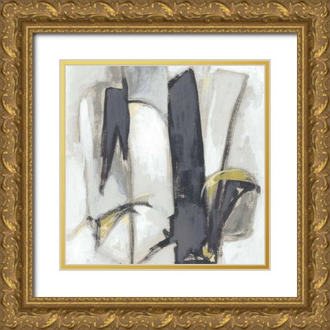 Locus II Gold Ornate Wood Framed Art Print with Double Matting by Vess, June Erica