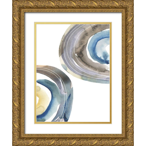 Cassini IV Gold Ornate Wood Framed Art Print with Double Matting by Zarris, Chariklia