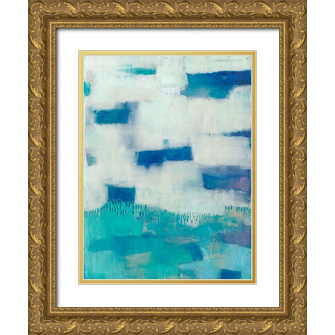 Tilde IV Gold Ornate Wood Framed Art Print with Double Matting by Jachimiec, Sue