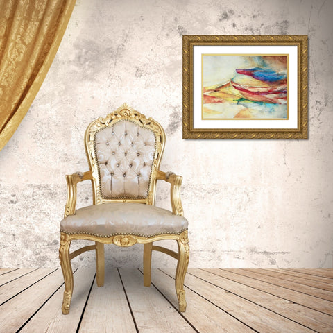 Soledad I Gold Ornate Wood Framed Art Print with Double Matting by Villarreal, Gabriela