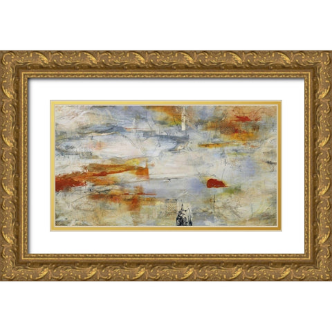 Visperas I Gold Ornate Wood Framed Art Print with Double Matting by Villarreal, Gabriela