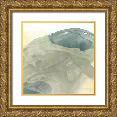 Mystique III Gold Ornate Wood Framed Art Print with Double Matting by Vess, June Erica