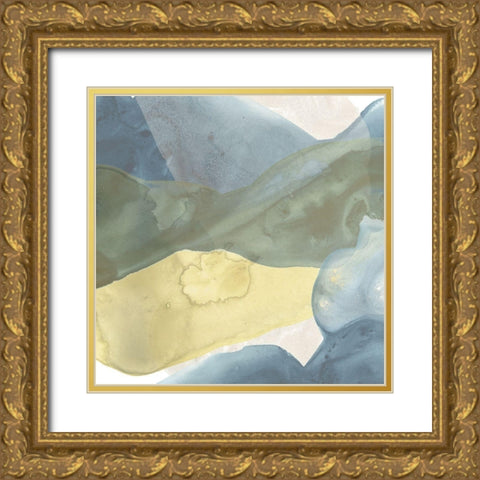 Mystique V Gold Ornate Wood Framed Art Print with Double Matting by Vess, June Erica