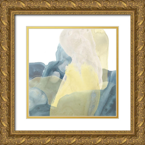 Mystique IX Gold Ornate Wood Framed Art Print with Double Matting by Vess, June Erica