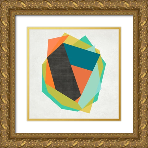 Integer II Gold Ornate Wood Framed Art Print with Double Matting by Zarris, Chariklia