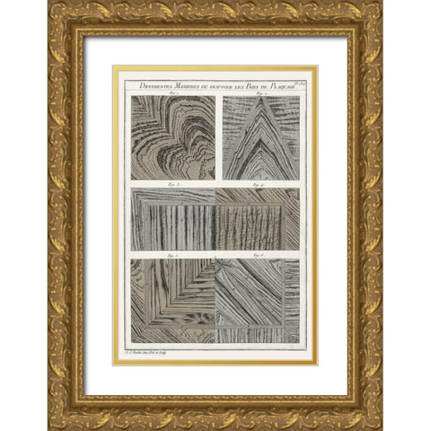 Survey of Architectural Design VI Gold Ornate Wood Framed Art Print with Double Matting by Vision Studio