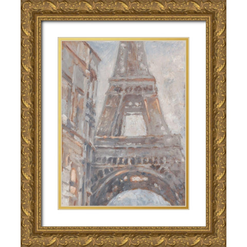 Parisian Dawn I Gold Ornate Wood Framed Art Print with Double Matting by Harper, Ethan