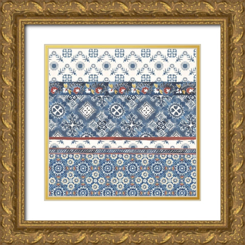 Paradiso II Gold Ornate Wood Framed Art Print with Double Matting by Zarris, Chariklia