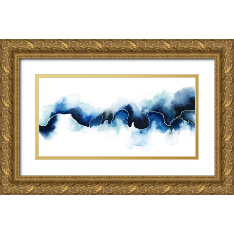 Glacial Break I Gold Ornate Wood Framed Art Print with Double Matting by Popp, Grace